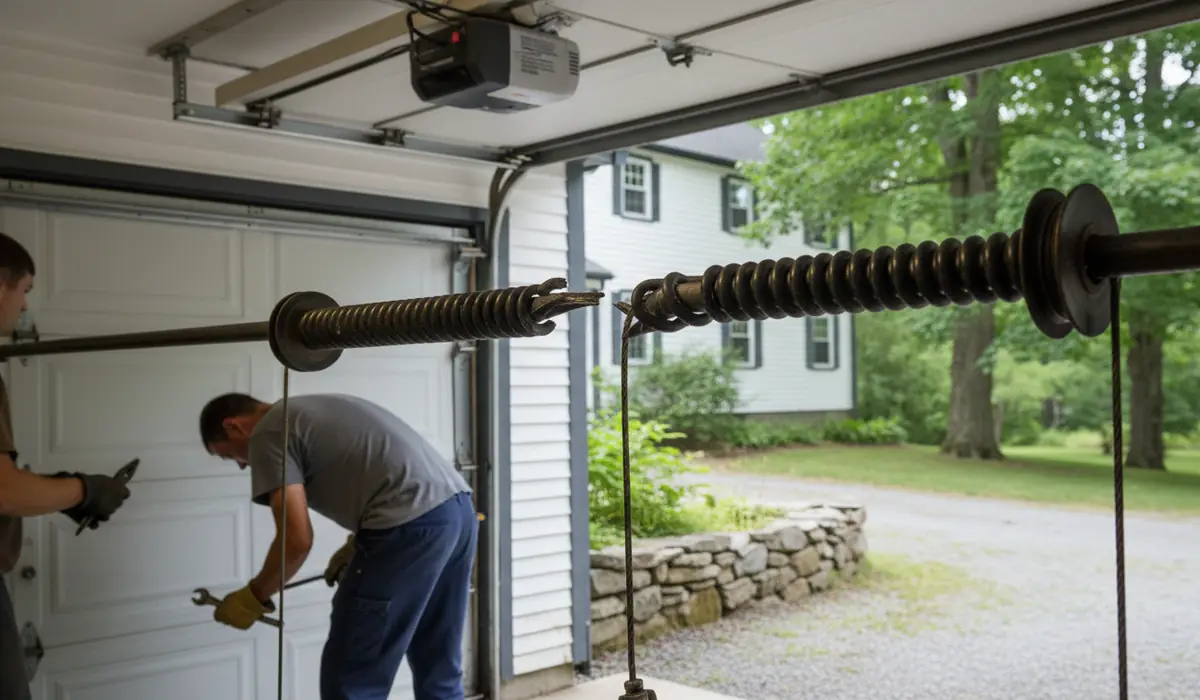 Is a broken garage door spring dangerous?