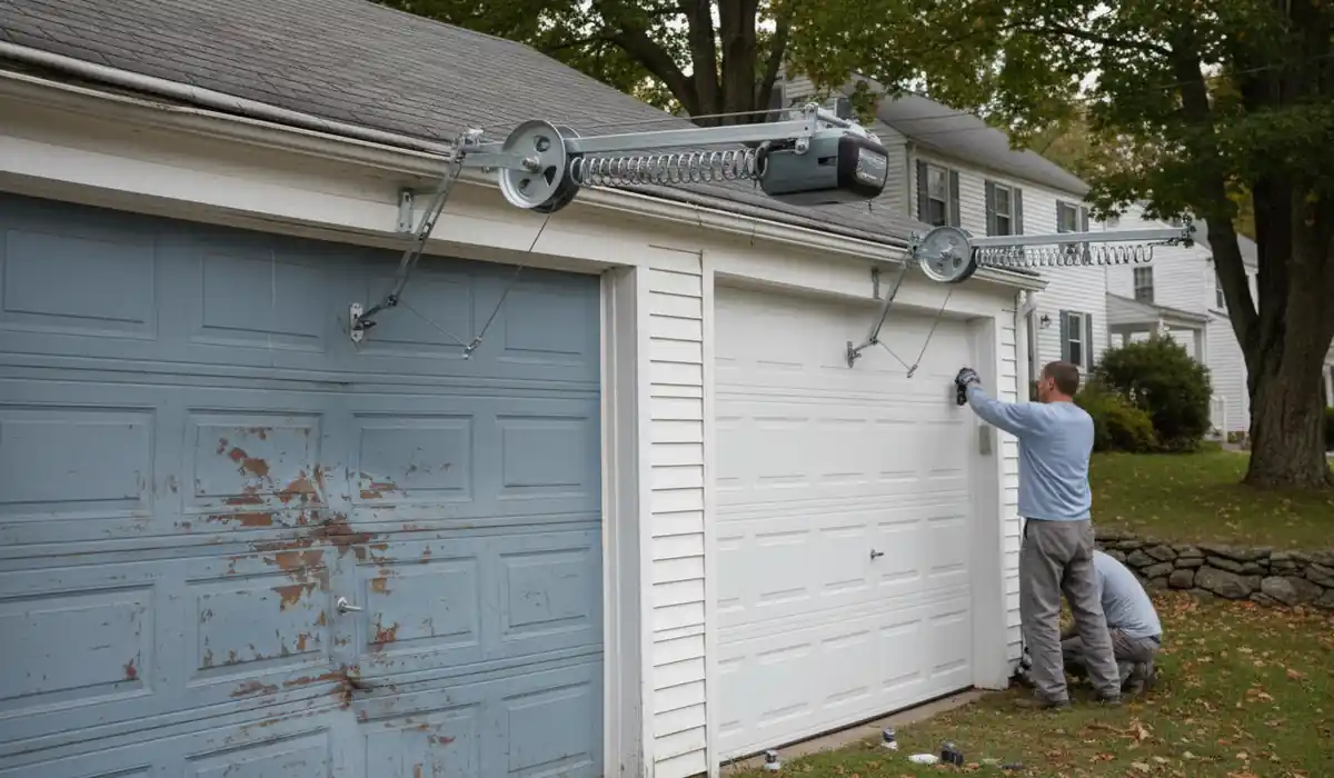 Should I repair or replace my garage door?