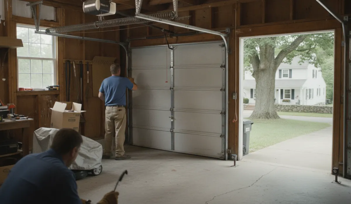 Torsion vs. extension garage door springs